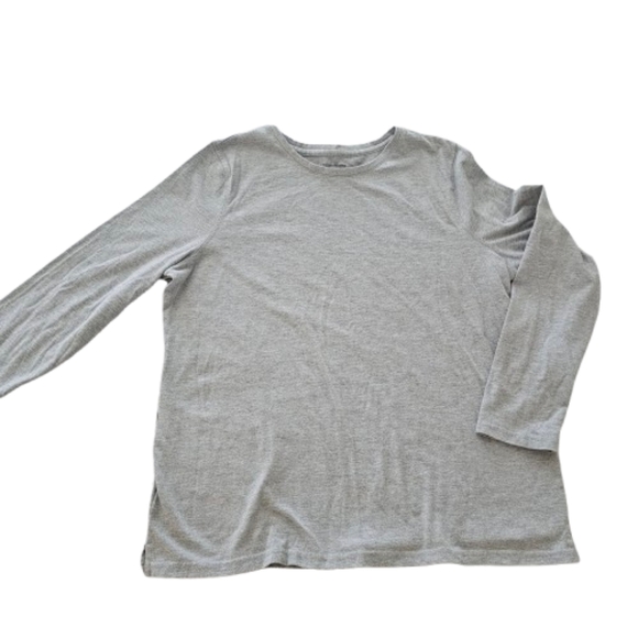 Studio Works Grey Long Sleeve T-Shirt - Picture 1 of 7